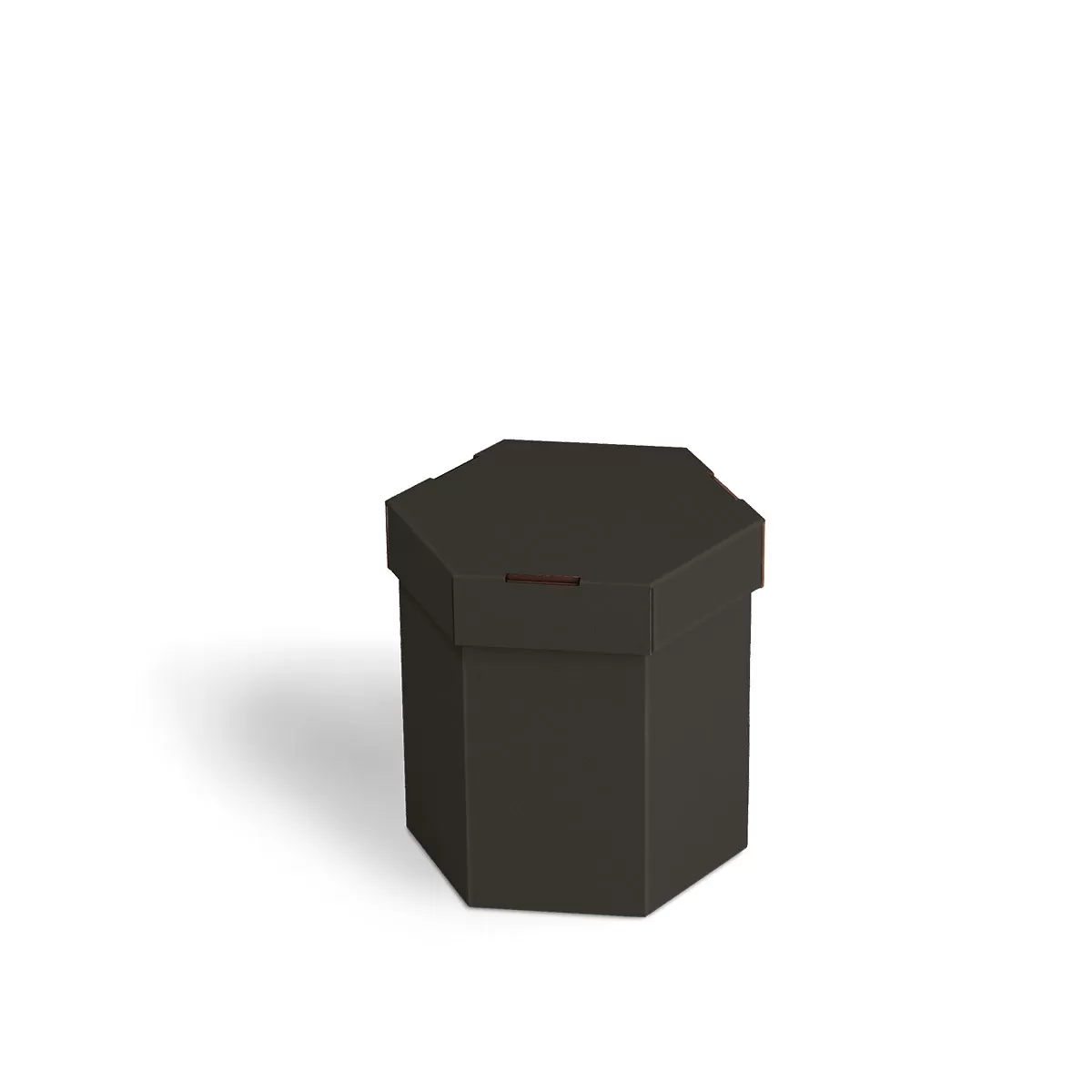 Шестигранная коробка BXTR 1006 | Т23Е | PANTONE BLACK U | ЧЕРНЫЙ