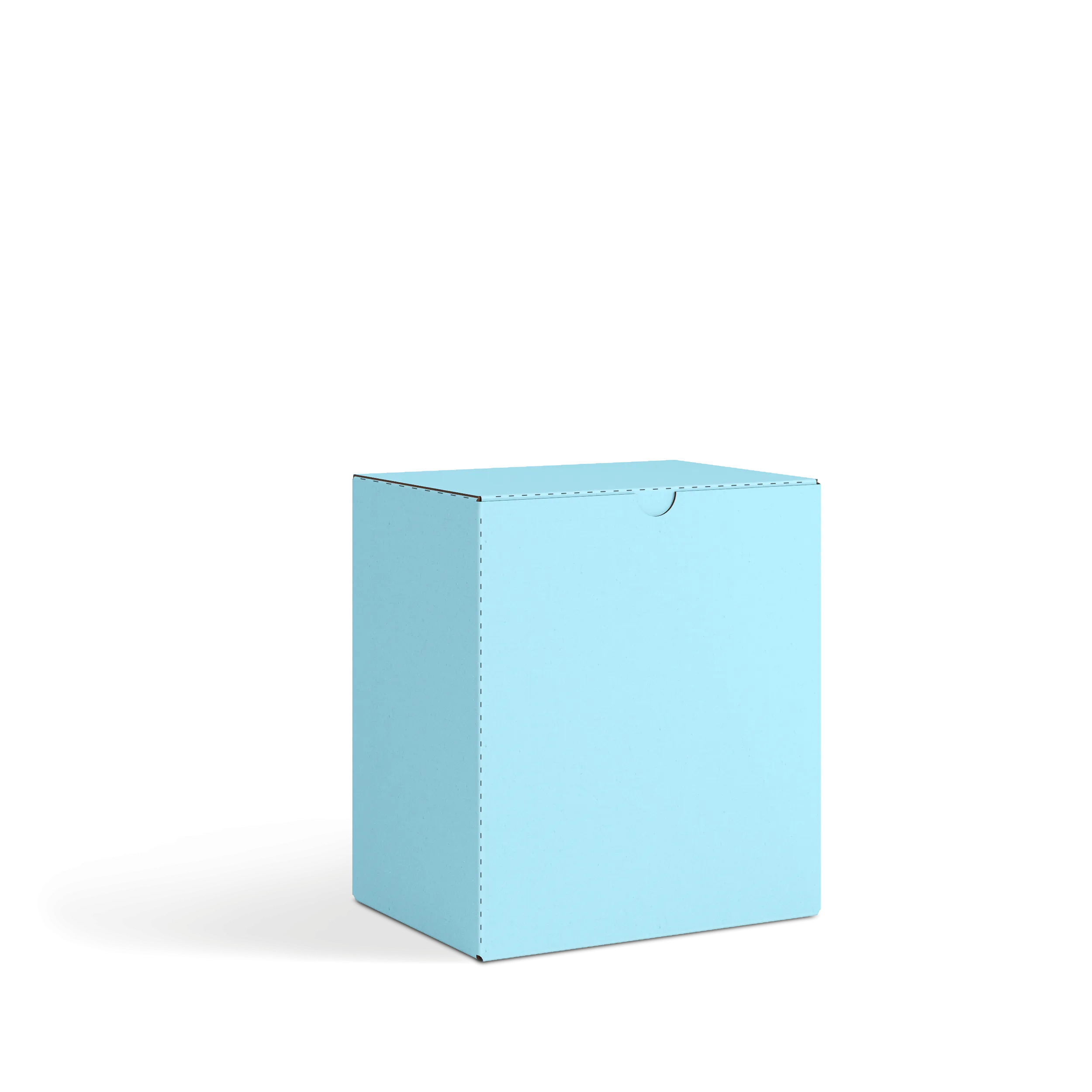 Коробка со складным дном FEFCO 0215 | Т23Е | PANTONE 290U | НЕБО