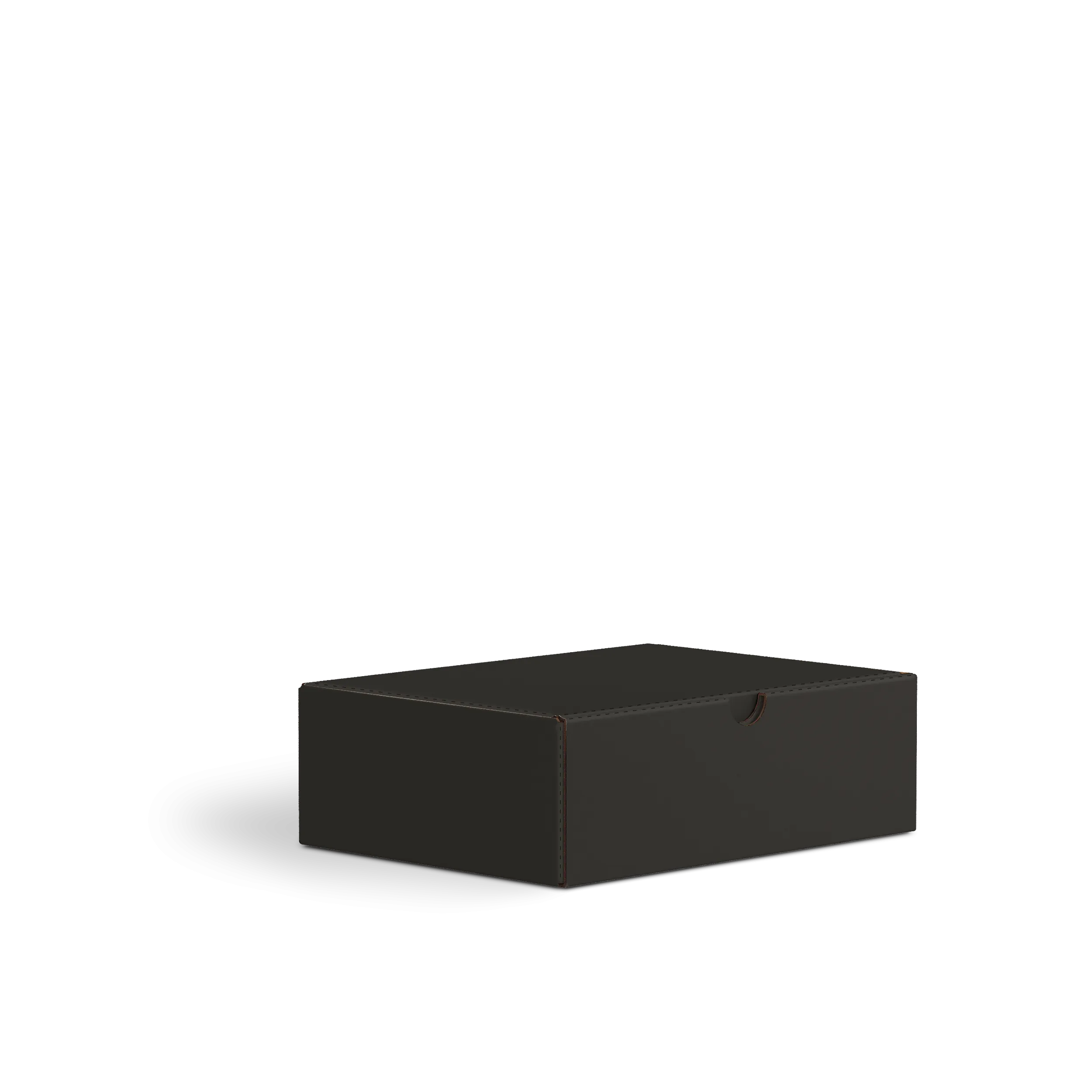 Коробка с откидной крышкой FEFCO 0426 | Т24Е | PANTONE BLACK U | ЧЕРНЫЙ-ЧЕРНЫЙ