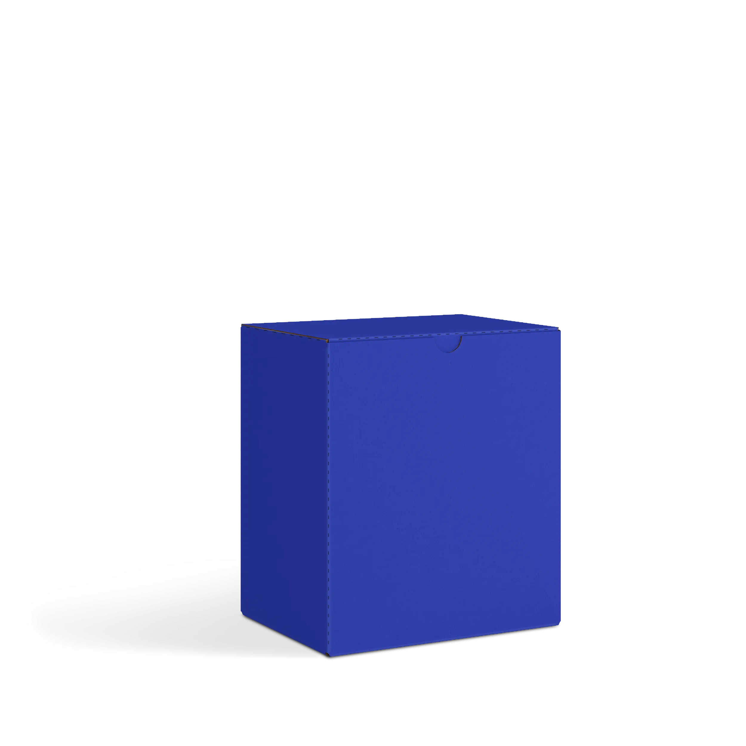 Коробка со складным дном FEFCO 0215 | Т24Е | PANTONE 072 U | СИНИЙ-БЕЛЫЙ